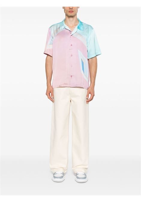 Pink graphic-print shirt BLUE SKY INN  - men BLUE SKY INN | BS2304SH099PKH